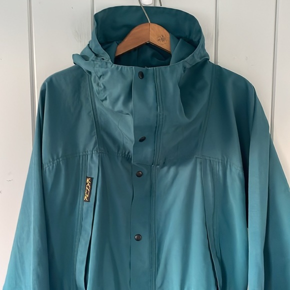 Vintage Kanuk Shell Windbreaker Jacket Full Zip Blue Green Layer Unisex Size XXL - Picture 4 of 16